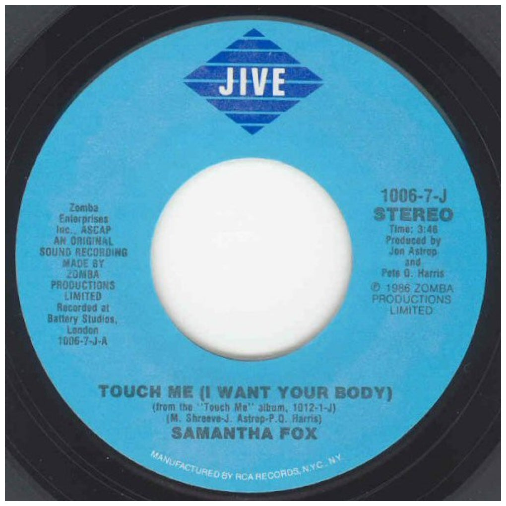 SAMANTHA FOX - TOUCH ME (I WANT YOUR BODY) | 7" SINGLE USADO