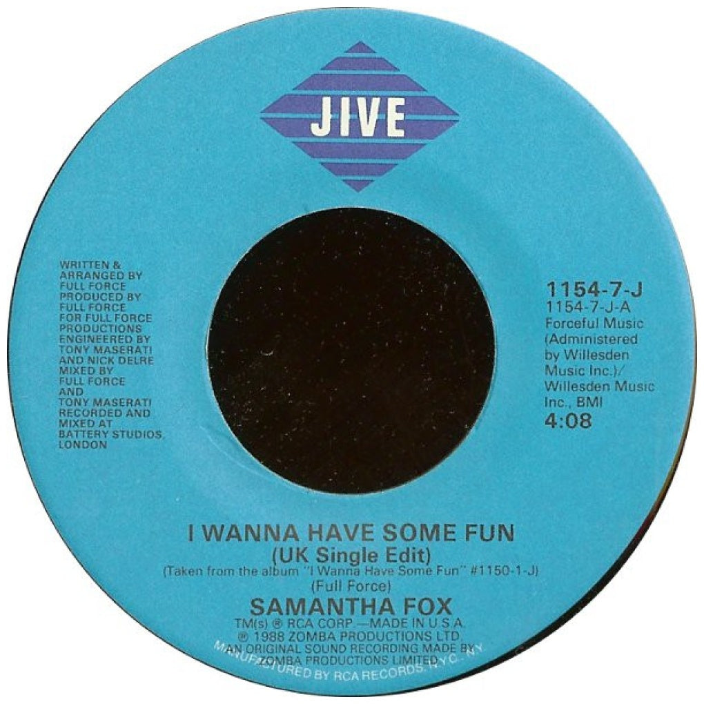 SAMANTHA FOX - I WANNA HAVE SOME FUN | 7" SINGLE USADO