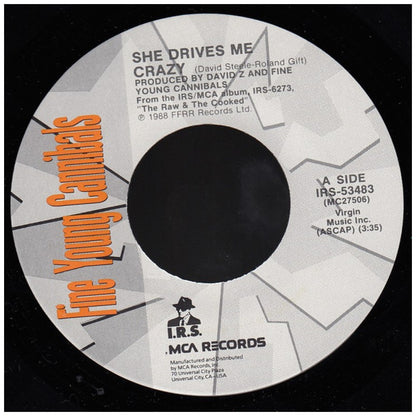 FINE YOUNG CANNBALS - SHE DRIVES ME CRAZY | 7" SINGLE USADO