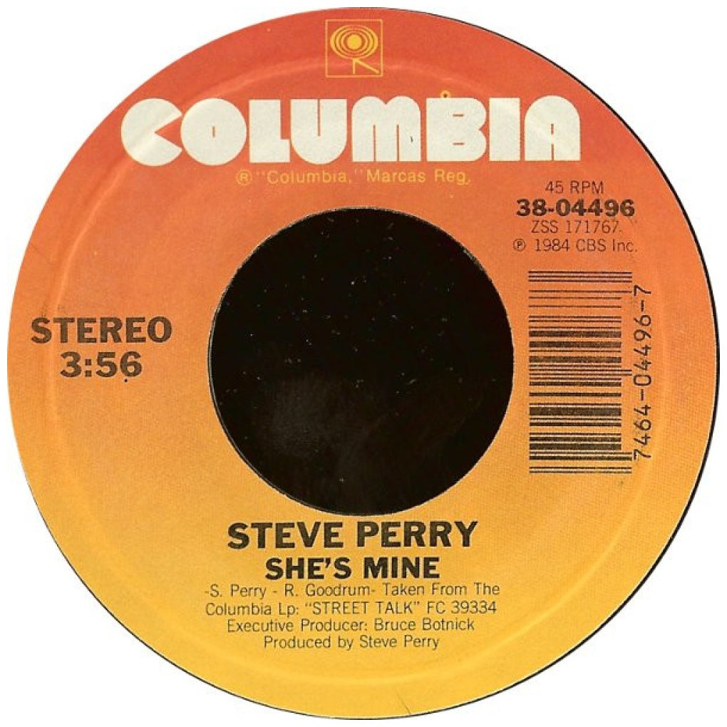 STEVE PERRY - SHE'S MINE | 7" SINGLE USADO