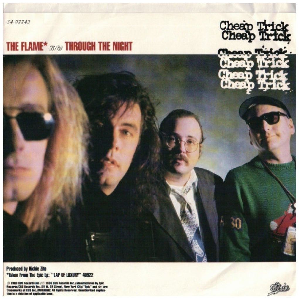 CHEAP TRICK - THE FLAME | 7" SINGLE USADO
