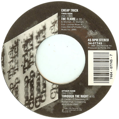 CHEAP TRICK - THE FLAME | 7" SINGLE USADO