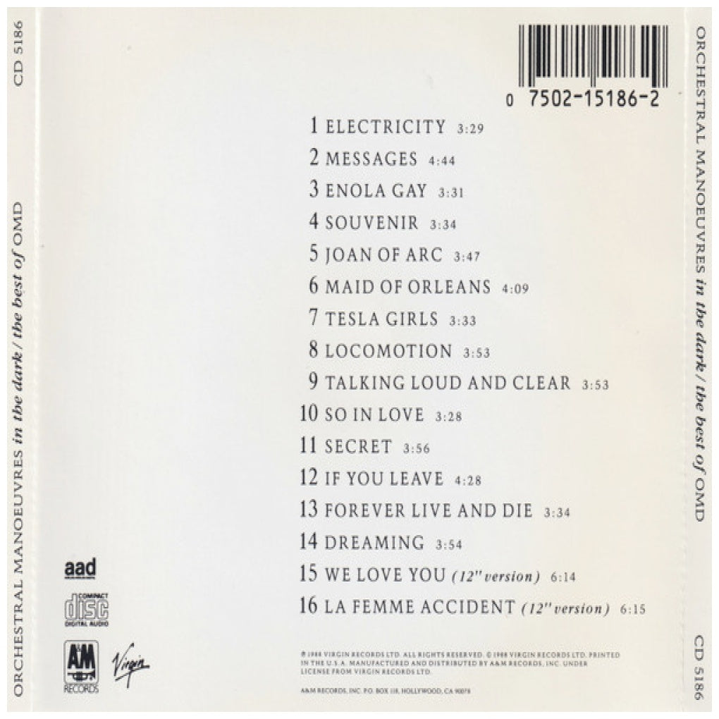 OMD - THE BEST OF | CD USADO