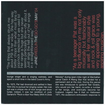 PAT BENATAR - GREATEST HITS | CD USADO