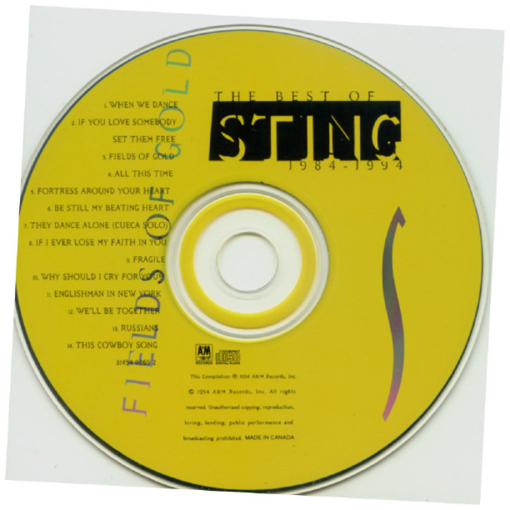 STING - FIELDS OF GOLD: THE BEST | CD USADO