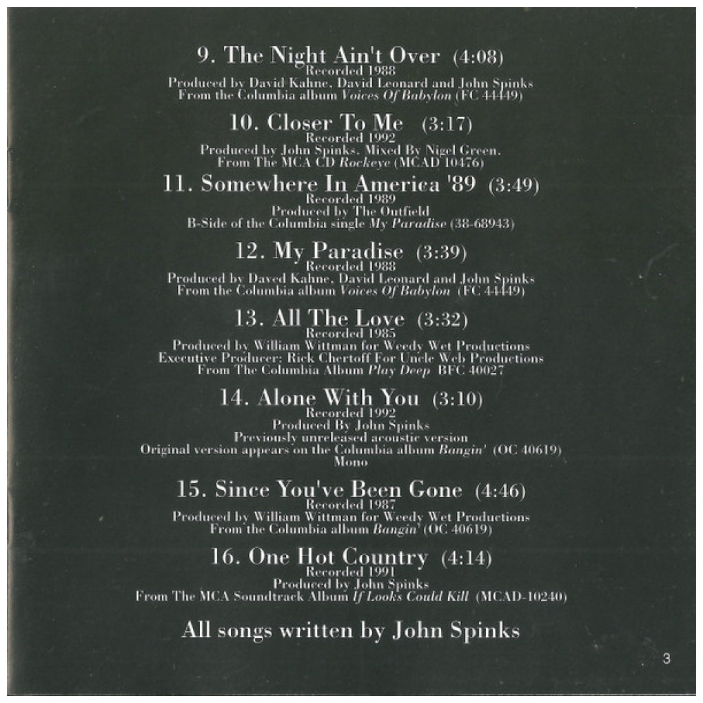 OUTFIELD - BIG INNINGS: THE BEST | CD USADO