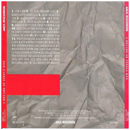 STEELY DAN - A DECADE | CD USADO