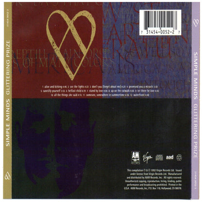 SIMPLE MINDS - GLITTERRING PRIZE: THE BEST | CD USADO