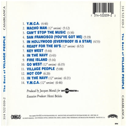 VILLAGE PEOPLE - THE BEST OF | CD USADO