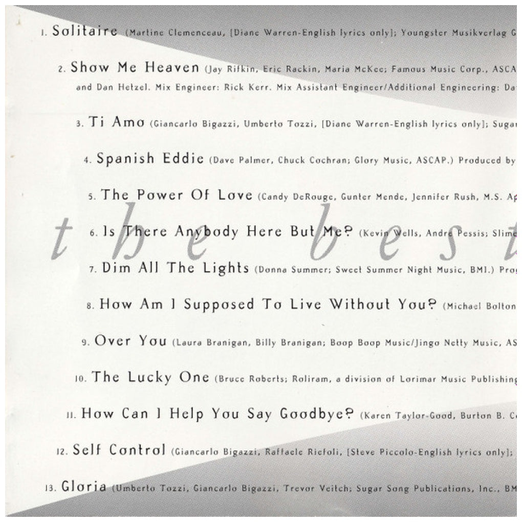 LAURA BRANIGAN - THE BEST OF | CD USADO