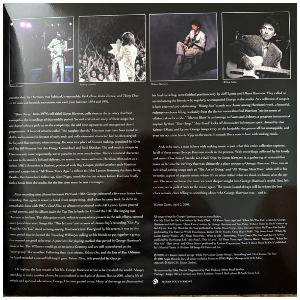 GEORGE HARRISON - LET IT ROLL: SONGS BY GEORGE HARRISON (2LP) | VINILO