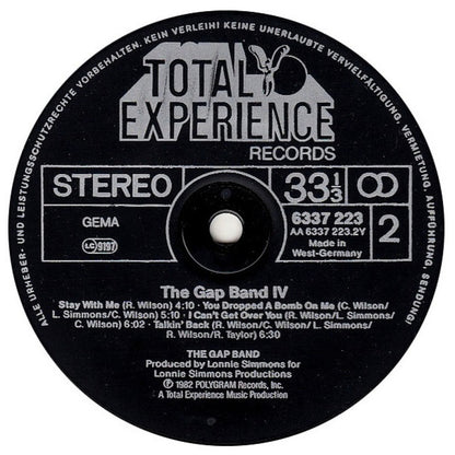 GAP BAND - IV | VINILO USADO