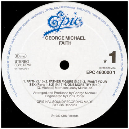 GEORGE MICHAEL - FAITH | VINILO USADO