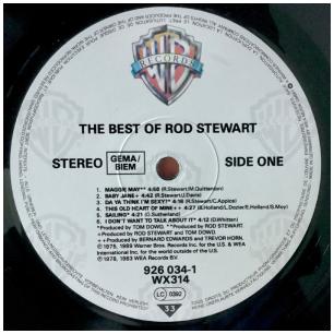 ROD STEWARD - THE BEST OF | VINILO USADO