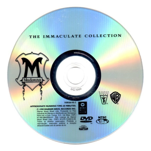 MADONNA - THE IMMACULATE COLLECTION  | DVD