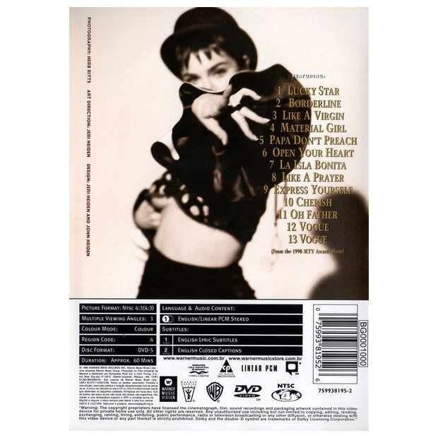MADONNA - THE IMMACULATE COLLECTION  | DVD
