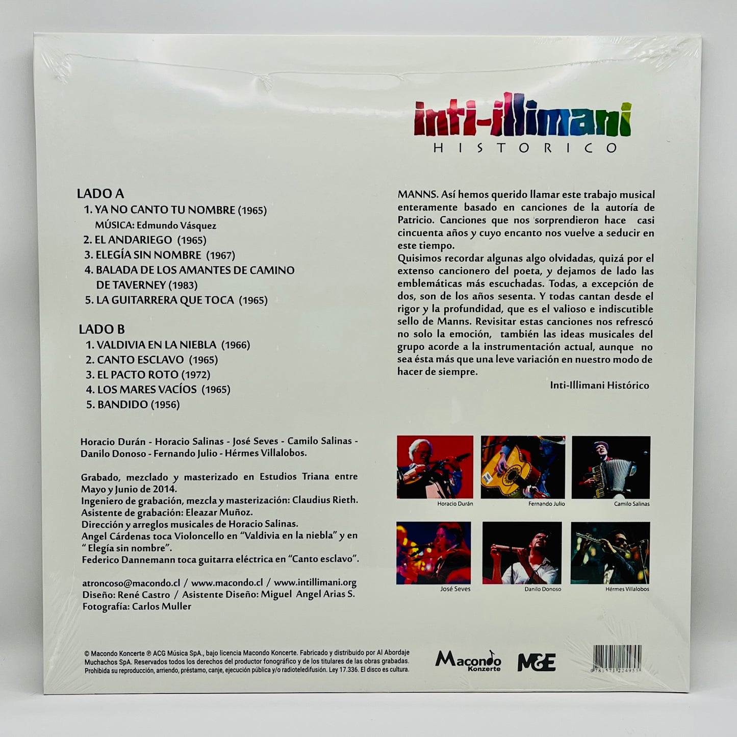 INTI ILLIMANI HISTORICO - CANTA A MANSS | VINILO