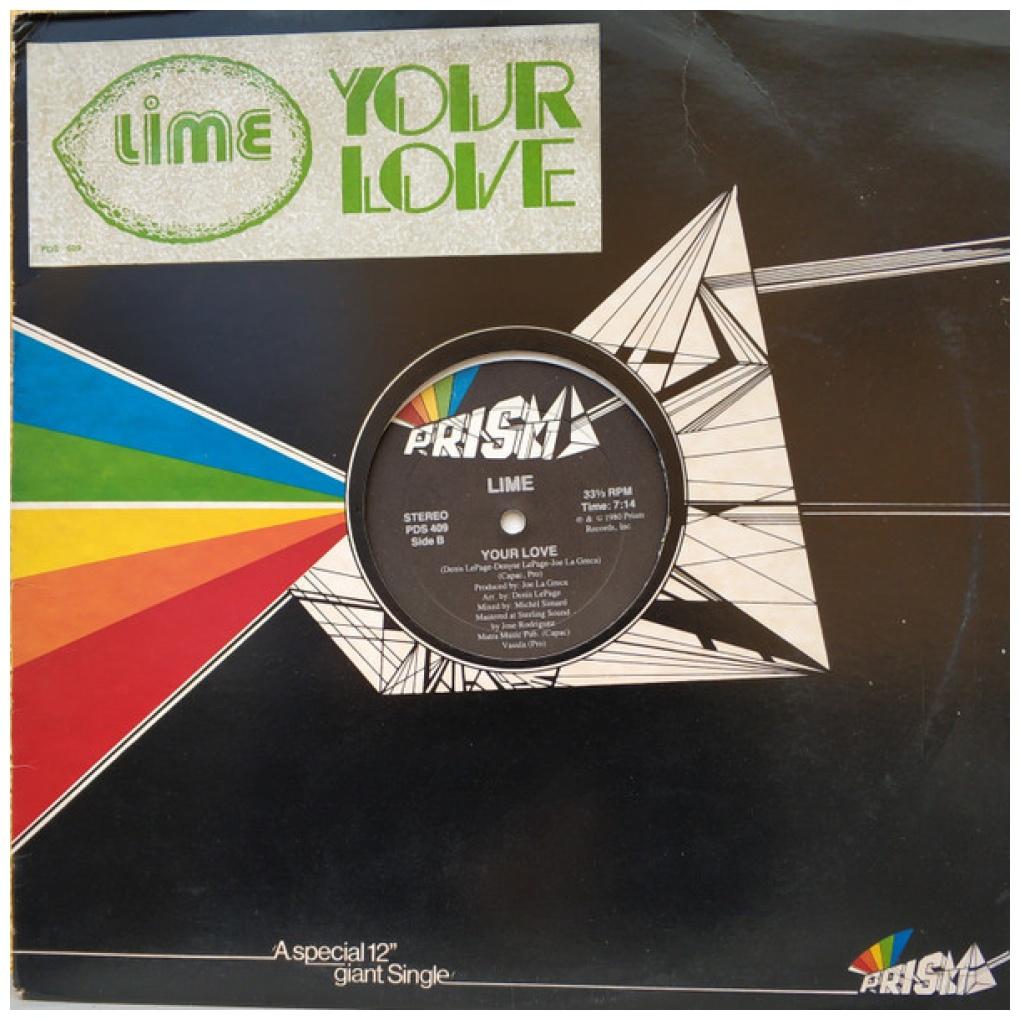 LIME - YOUR LOVE | 12" MAXI SINGLE VINILO USADO