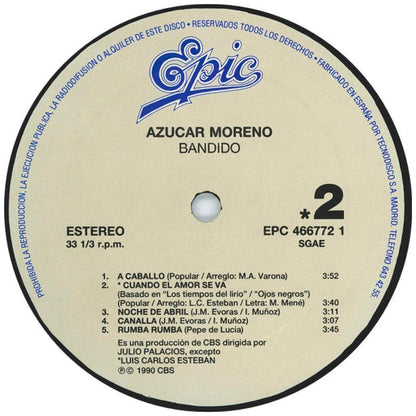 AZUCAR MORENO - BANDIDO | VINILO USADO
