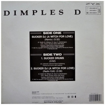 DIMPLES D - SUCHER DJ | 12'' MAXI SINGLE USADO