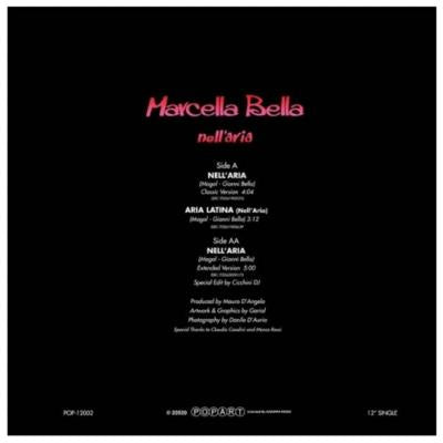 MARCELLA BELLA - NELLARIA 3 TRACKS | 12" MAXI SINGLE VINILO