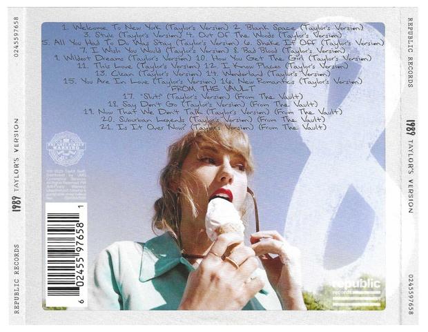 TAYLOR SWIFT  - 1989 - TAYLOR S VERSIONS (AQUAMARINE GREEN) | CD