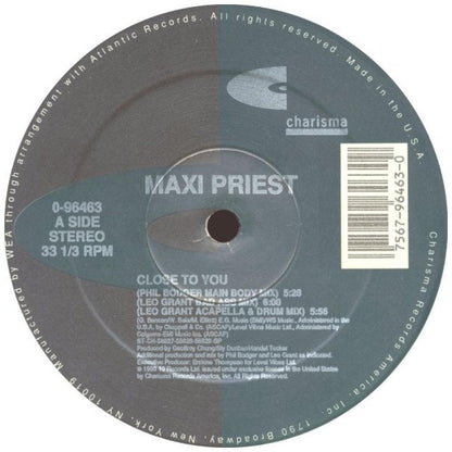 MAXI PRIEST - CLOSE TO ME | 12'' MAXI SINGLE USADO