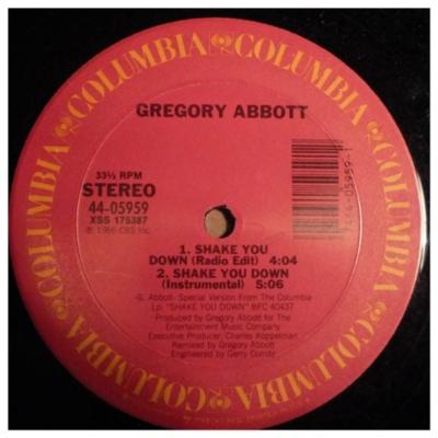 GREGORY ABBOTT - SHAKE YOU DOWN | 12" MAXI SINGLE VINILO
