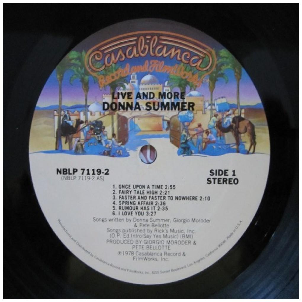 DONNA SUMMER - LIVE AND MORE (2LP) | VINILO USADO