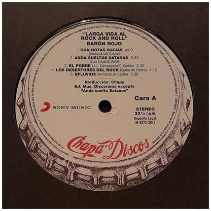 BARON ROJO - LARGA VIDA AL ROCK & ROLL (REMASTERIZADO) (2LP) | VINILO