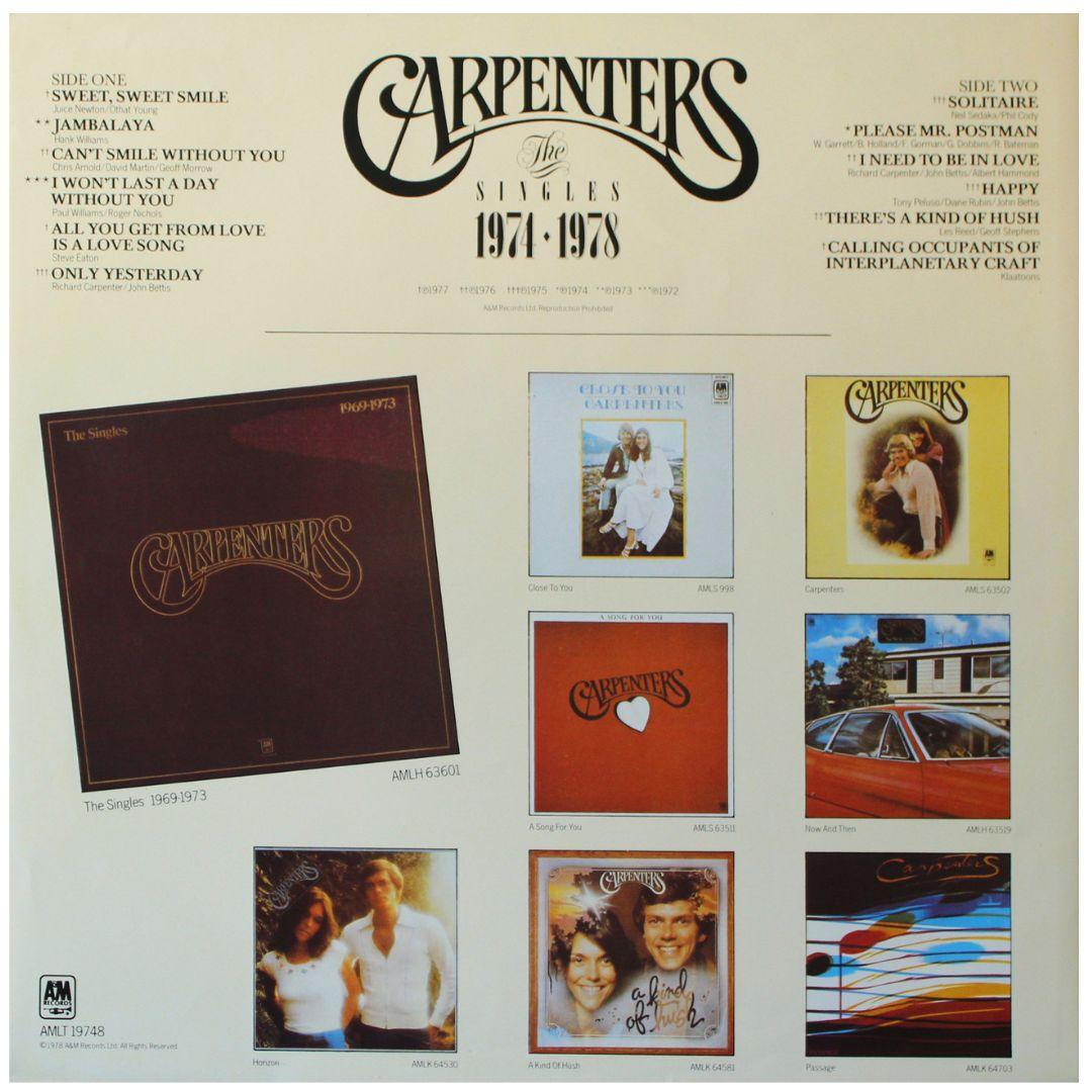 CARPENTERS - SINGLES 1974-1978 | VINILO USADO