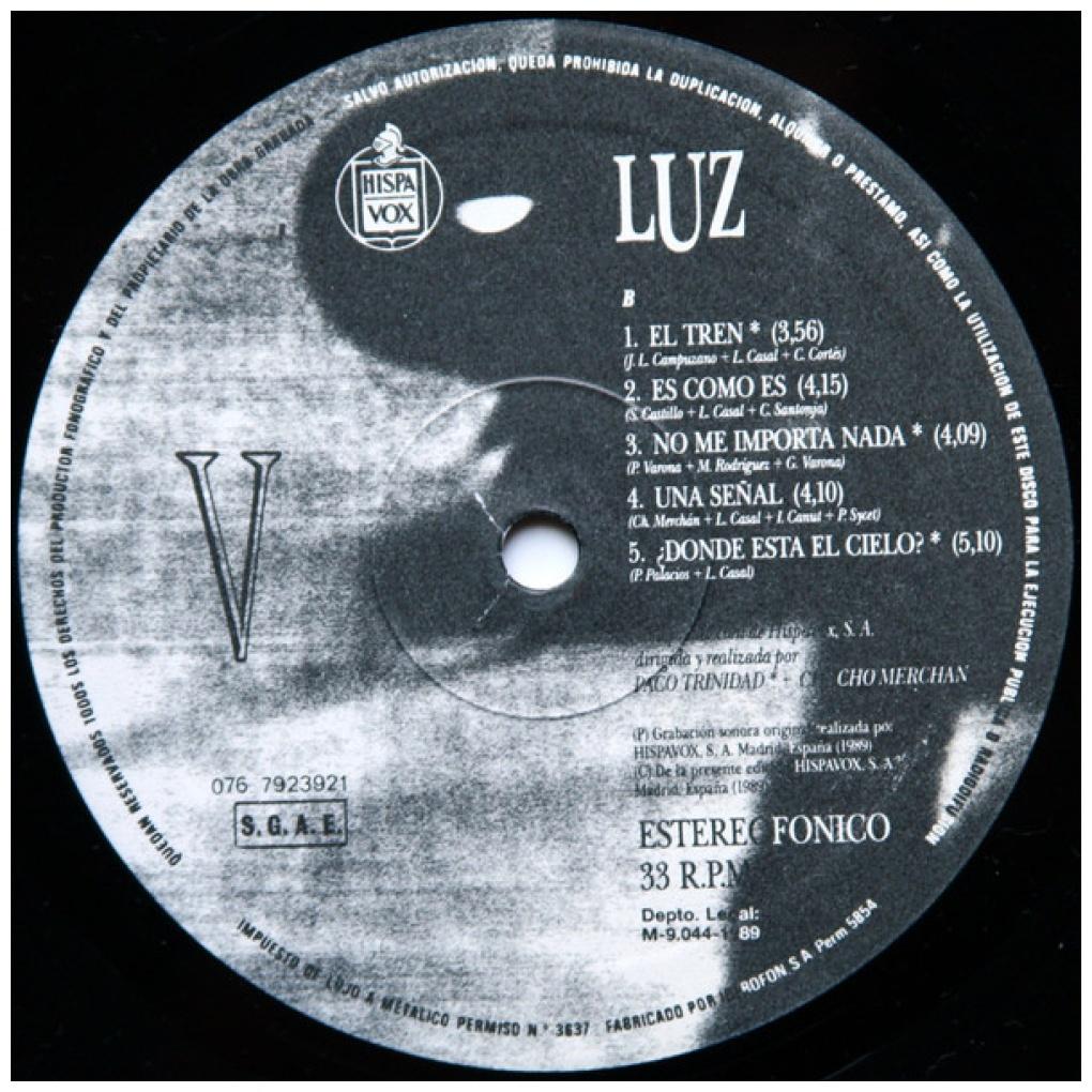 LUZ CASAL - LUZ V | VINILO USADO