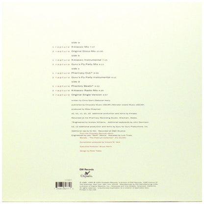 BLONDIE - RAPTURE (ORIGINAL + 90'S REMIXES) (2LP) | 12'' MAXI SINGLE USADO