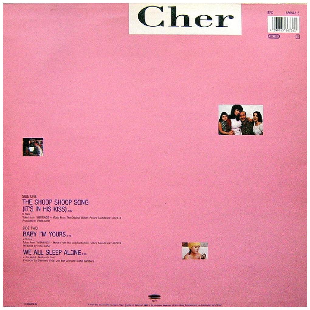CHER - THE SHOOP SHOOP SONG | 12'' MAXI SINGLE USADO