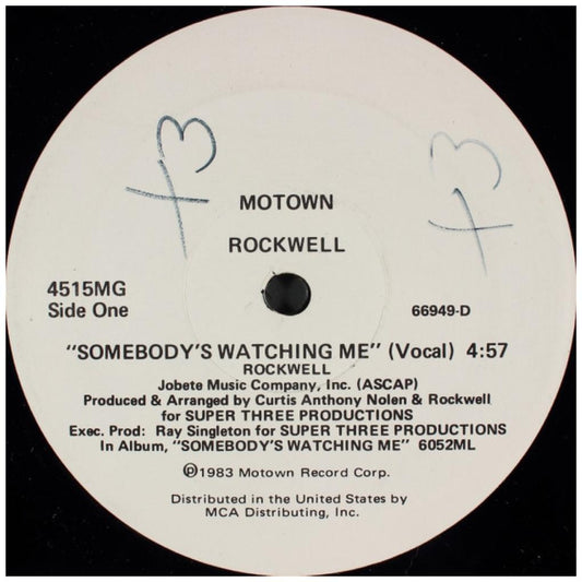 ROCKWELL - SOMEBODY'S WATCHING ME | 12'' MAXI SINGLE USADO
