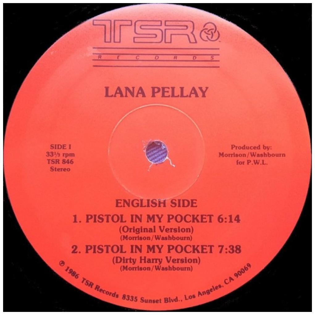 LANA PELLAY - PISTOL IN Y POCKET | 12'' MAXI SINGLE USADO