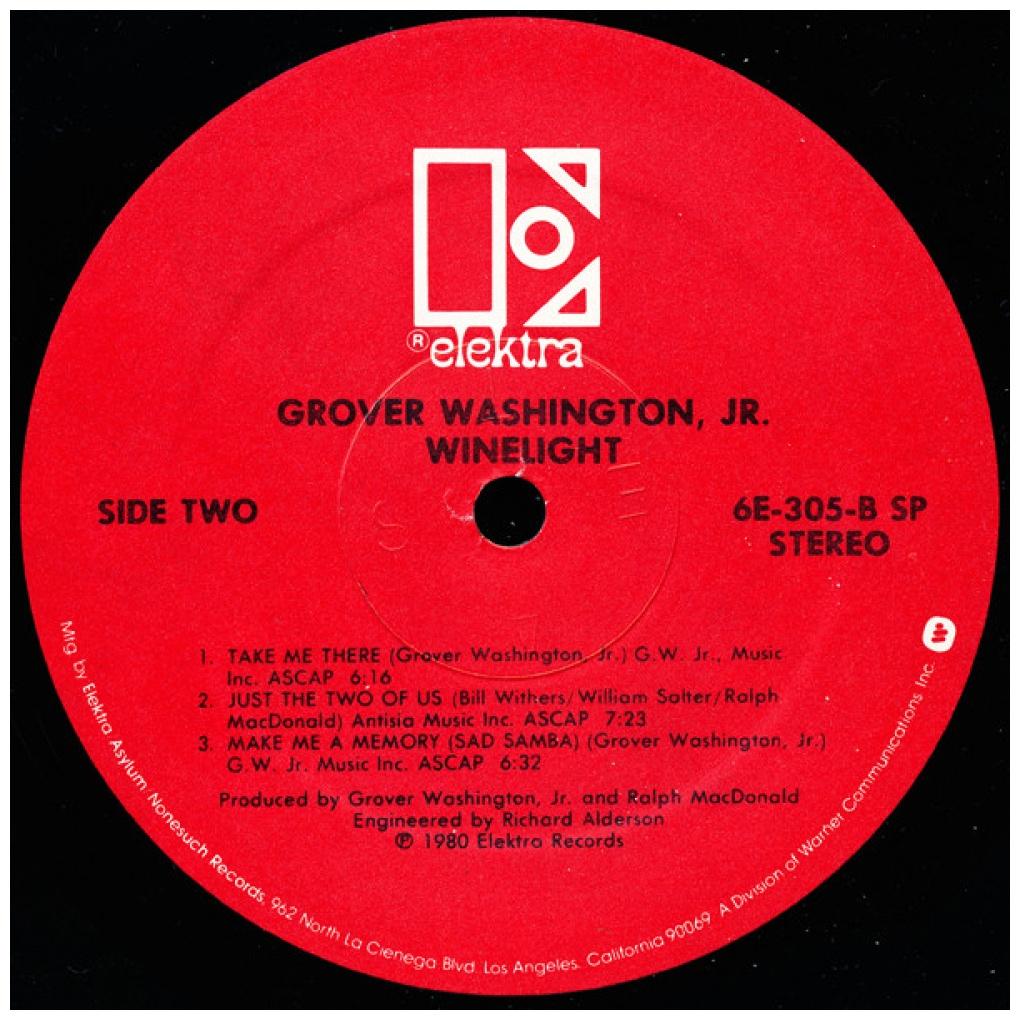 GROVER WASHINGTON, JR - WINELIGHT (VDE-NUEVO/SELLADO) | VINILO USADO