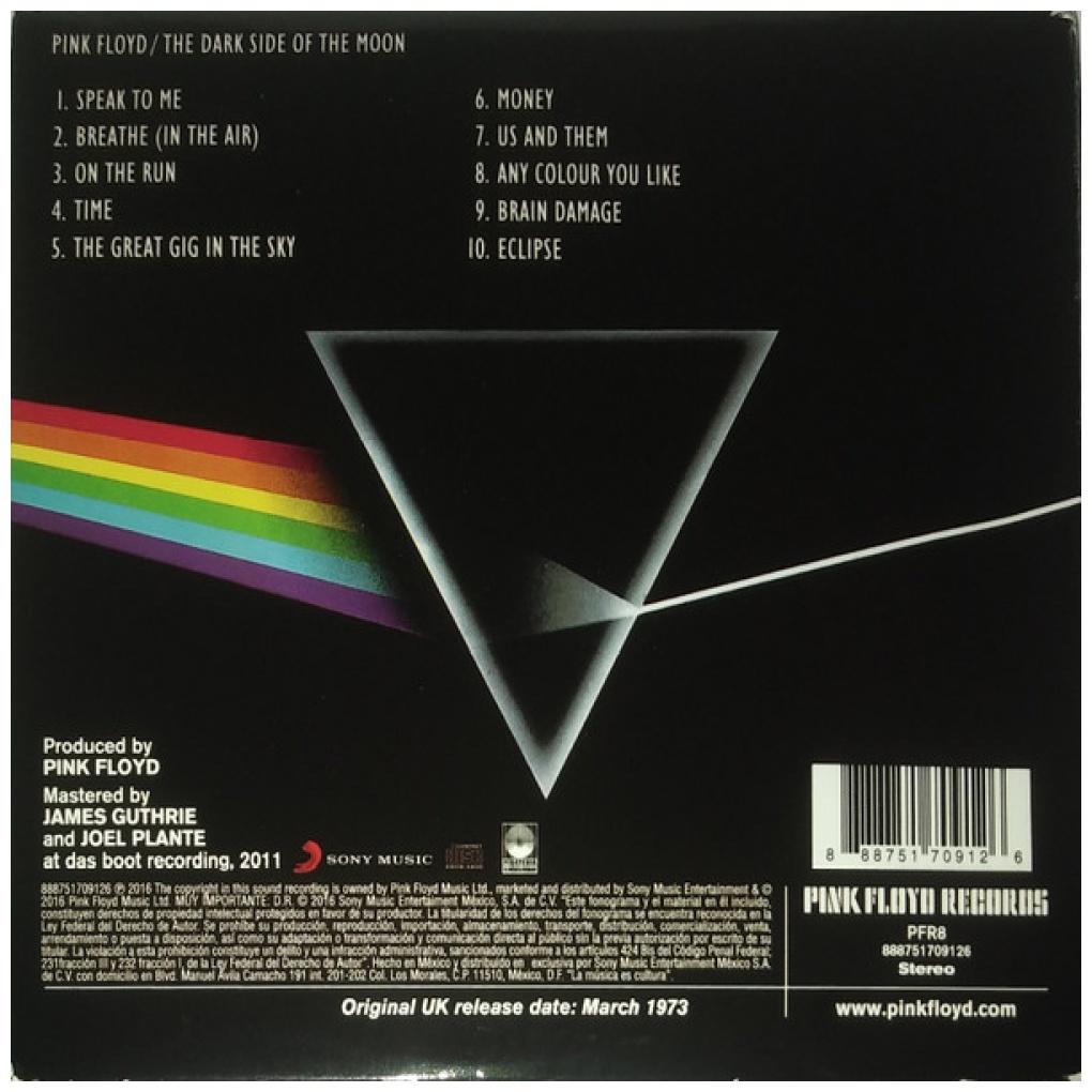 PINK FLOYD - THE DARK SIDE OF THE MOON | CD