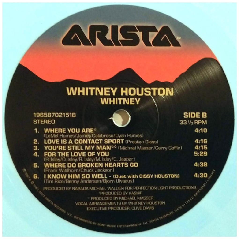 WHITNEY HOUSTON - WHITNEY (BLUE VINYL) | VINILO
