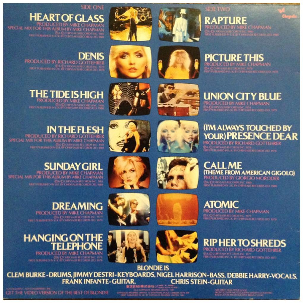BLONDIE - BEST OF BLONDIE (JAPAN EDITION) | VINILO USADO
