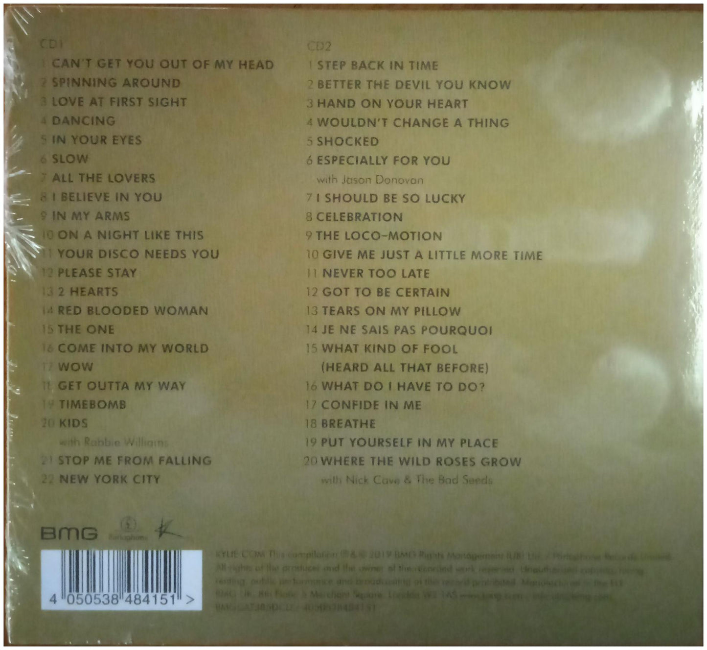 KYLIE MINOGUE - STEP BACK IN TIME: THE DEFINITIVE COLLECTION (2CD) | CD