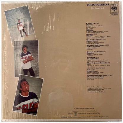 JULIO IGLESIAS - SENTIMENTAL (EN FRANCES) | VINILO USADO
