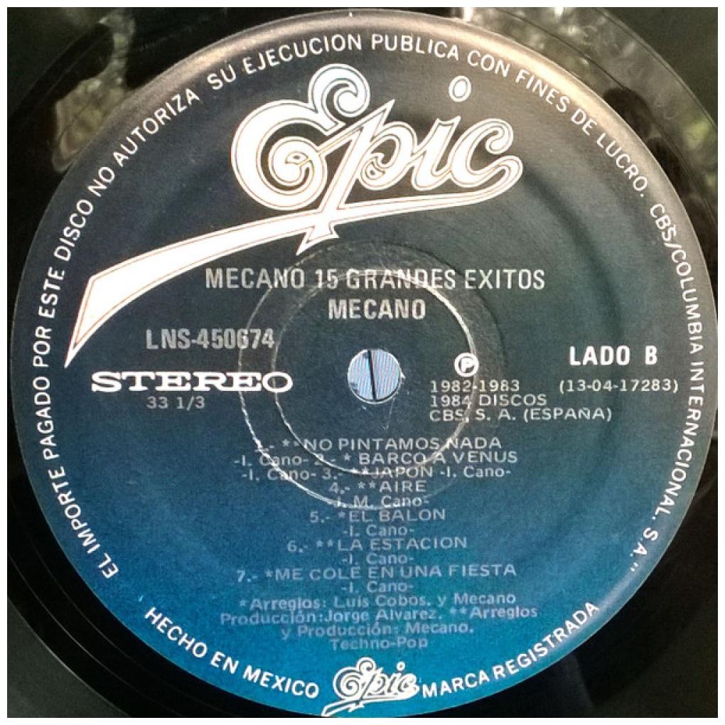MECANO - 15 GRANDES EXITOS | VINILO USADO