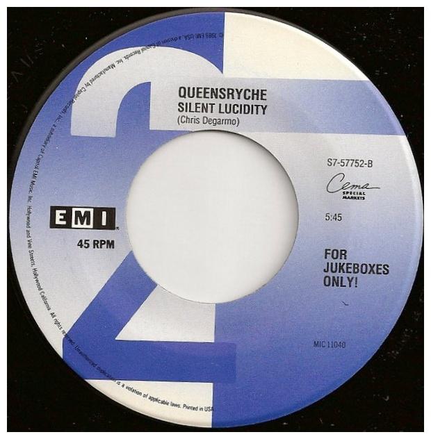 QUEENSRYCHE - SILENT LUCIDITY | 7" SINGLE VINILO USADO