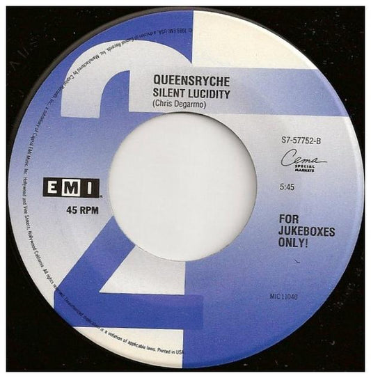 QUEENSRYCHE - SILENT LUCIDITY | 7" SINGLE VINILO USADO