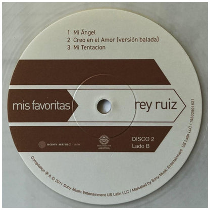 REY RUIZ - MIS FAVORITAS (2LP) (LIGHT BEIGE VINYL) | VINILO
