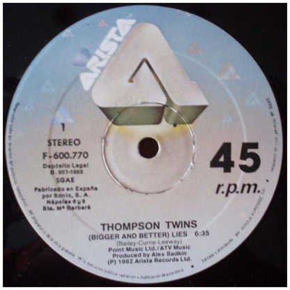 THOMPSON TWINS - LIES | 12'' MAXI SINGLE USADO