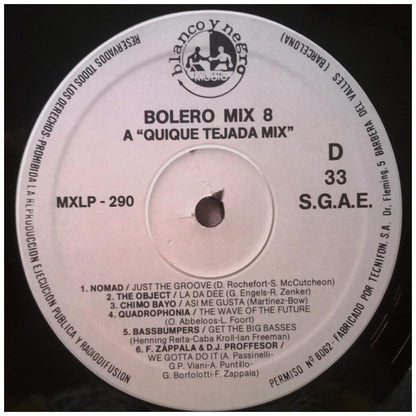 BOLERO MIX - BOLERO MIX 8 (2LP) | VINILO USADO