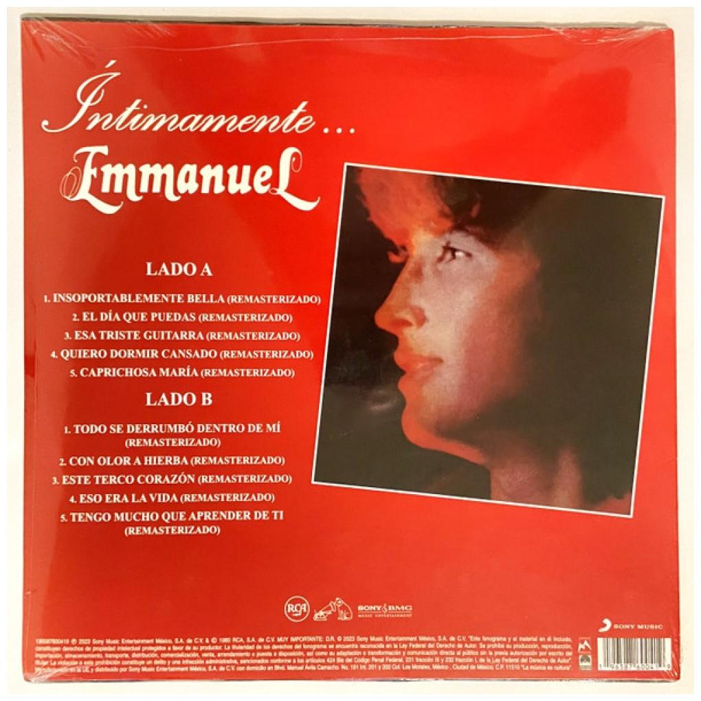 EMMANUEL  - INTIMAMENTE | VINILO