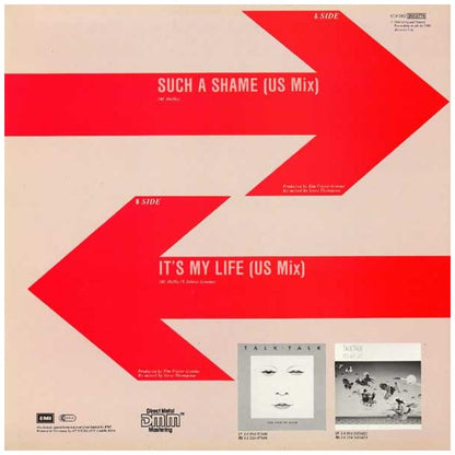 TALK TALK - IT'S MY LIFE/SUCH A SHAME | 12'' MAXI SINGLE  USADO